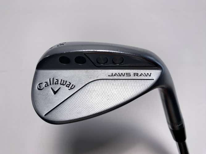 Callaway Jaws Raw Chrome Wedge 56* 12 Bounce W-Grind Spinner Steel Mens RH