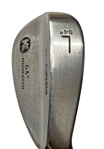 Knight In-Sync Copper High Spin Lob Wedge 64* RH Stiff Steel 35.5 New Jumbo Grip