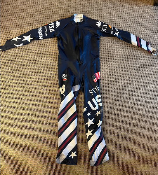 Brand New Small Kappa 2025-26 U.S. Ski Team Race Suit (Photos are of a used suit as an example)