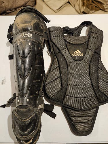 Black Adidas Catcher's Set (Used)