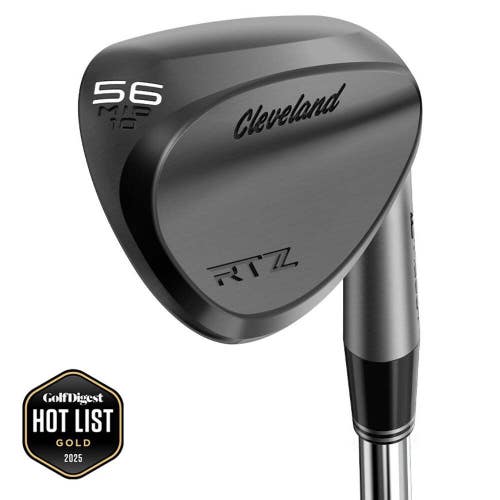 Cleveland Golf RTZ Black Satin Wedge NEW