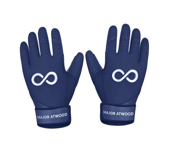 Major Atwood Short Cuff Batting Gloves (NEW) **Multiple Colors and Adult Sizes**