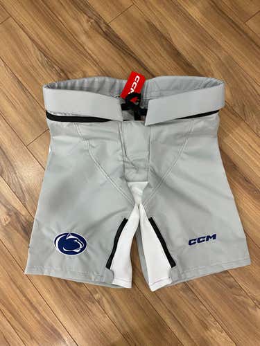 CCM PPPTKC Girdle/Pants shell Large Grey/White/ Navy - Penn State University Pro Stock (New)