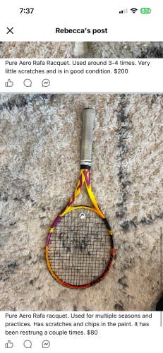 Babolat Pure Aero Tennis Racquet (Used)