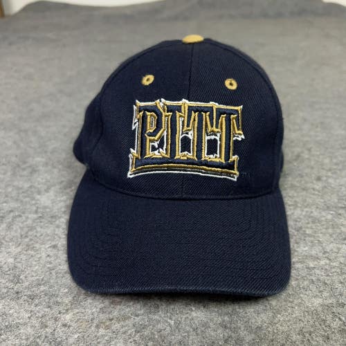 Pittsburgh Panthers Hat Cap Snap Back Navy Gold NCAA College Football Mens Logo