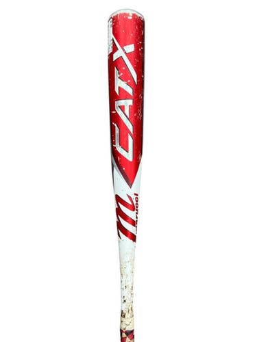 Used Marucci MCBCX BB/SB High School -3 Bat White And Red 32" 11835-S000206420
