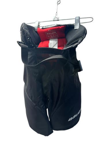 Used Bauer LIL SPORT Youth Pant White/Black/Red MD 11835-S000206530