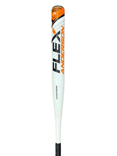 Used Anderson 011060 BB/SB Slowpitch Bat Black/Orange/White 34" 11835-S000206218