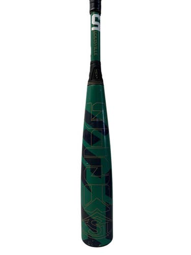 Used Louisville Slugger SLMTX10S-23 BB/SB USSSA 2 3/4 Bat Green And Gold 28" 11835-S000206282