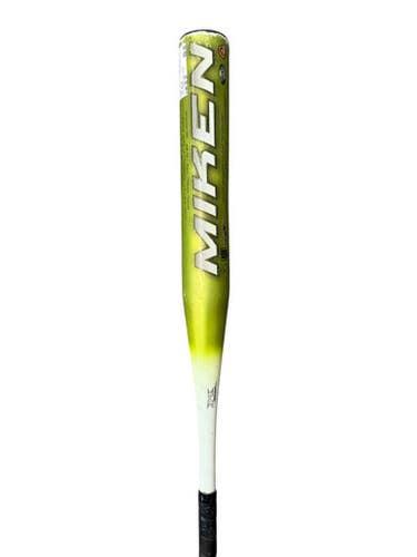 Used Miken RAIN LIGHT BB/SB Fastpitch Bat White And Green 30" 11835-C000206384