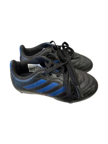 Used Adidas GX6907 BLK/ROY CLEATS Soccer Cleats Black Youth 10.0 11862-S000093577