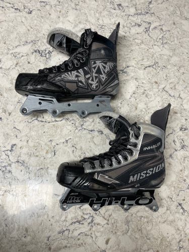 Mission Inhaler NLS6 Inline Skates Wide Width Size 5 (Used)
