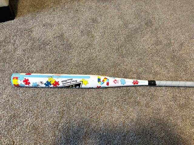 2023 Suncoast Melee3 Autism End Loaded 13" 1PC SSUSA Senior Slowpitch Softball Bat 26oz (Used)