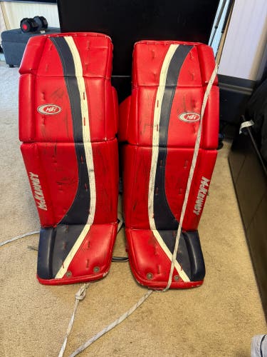 32" Mckenney GP 870 Pro Spec Goalie Leg Pads (Used)