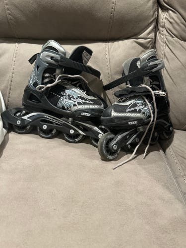 Bladerunner Phaser Inline Skates Adjustable Sizes Junior 4-7 (Used)