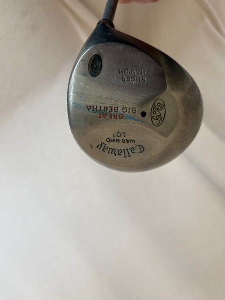Unisex Callaway Great Big Bertha Ruger Titanium Right Handed Driver Regular Flex 10 Loft (Used)