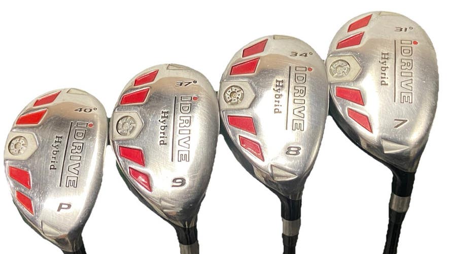iDrive Hybrid Iron Set 7-PW RH Men's Regular Graphite 7h 38" Nice Jumbo Grips