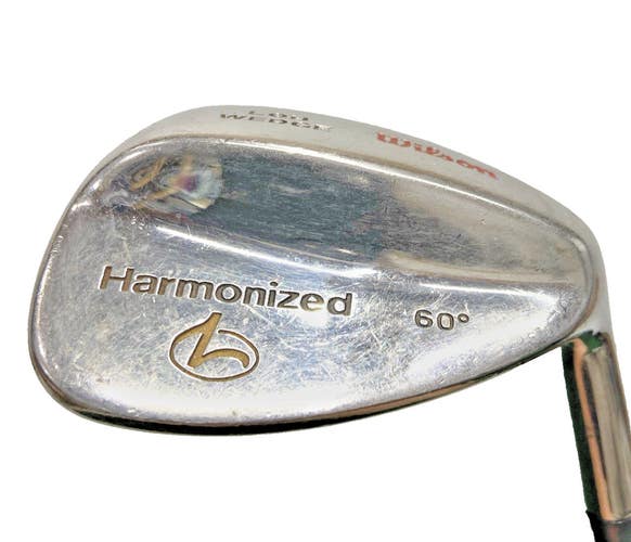 Wilson Harmonized Lob Wedge 60* Stiff Steel 35" Right-Handed Playable Stock Grip
