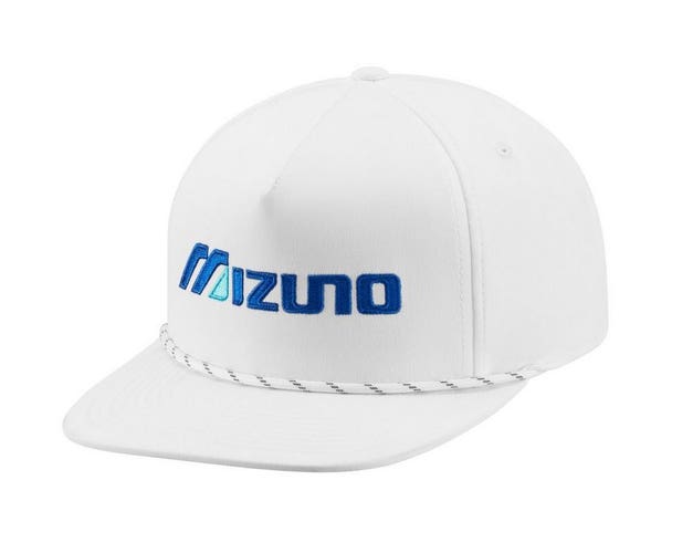 NEW Mizuno Vintage Rope White/Blue Adjustable Snapback Golf Hat/Cap