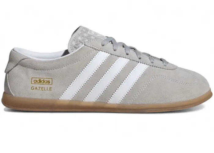 Size 5.5 - adidas Gazelle Lo Pro Grey White Gum (Women's) JS4516