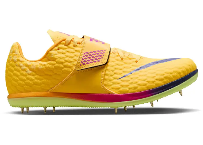 Size 10 - Nike High Jump Elite Citron Pulse Indigo Burst FZ9636-800