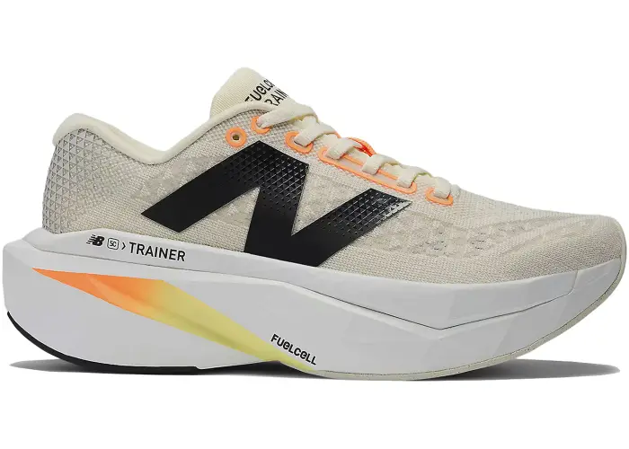 Size 10.5 - New Balance FuelCell SuperComp Trainer v3 Angora Hot Mango MRCXCA4