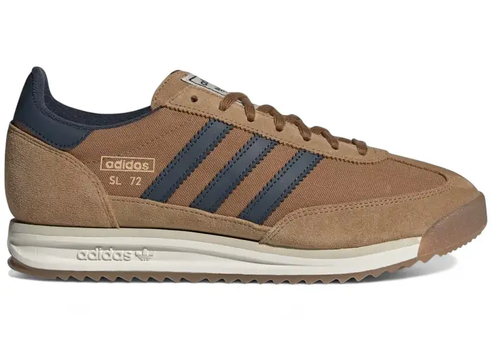 Size 4 - adidas SL 72 RS Brown Desert Aurora Ink Bliss JR8770