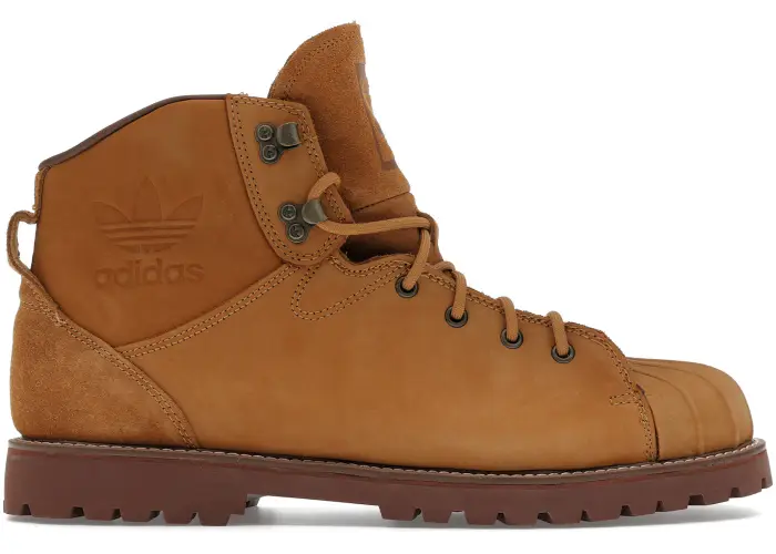 Size 4 - adidas Superstar Boot Sand Green JS0703