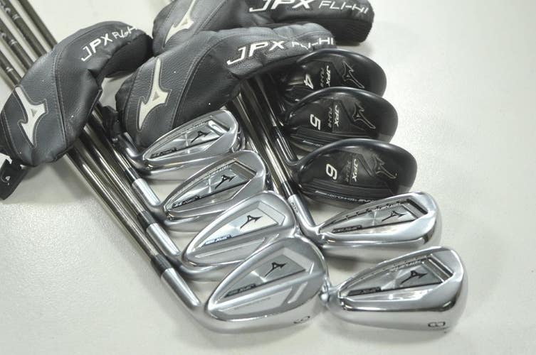 Mizuno JPX 921 Hot Metal 4-6H, 7-PW,GW,SW Iron Set Regular RH Graphite # 212665