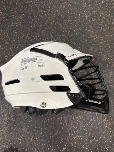 Used Cascade ADJ HELMET Lacrosse Helmet White MD 11337-C000482599
