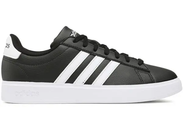 Size 10 - adidas Grand Court Core Black Cloud White GW9196
