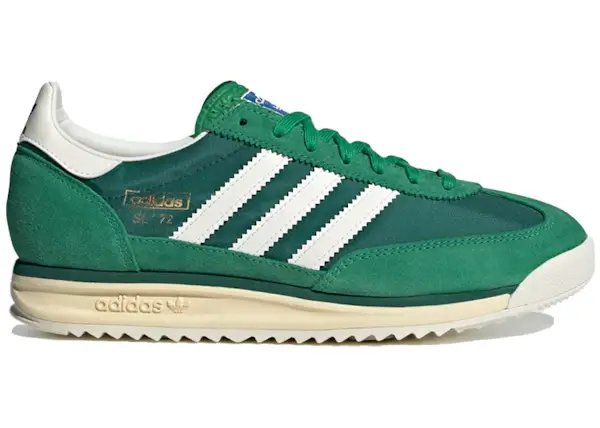 Size 4 - adidas SL 72 RS Collegiate Green Core White JH8643