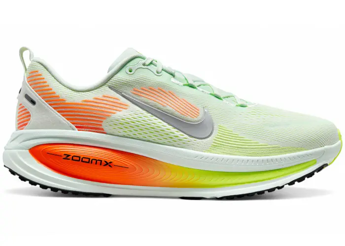 Size 14 - Nike Vomero 18 Barely Green Hyper Crimson HM6803-300