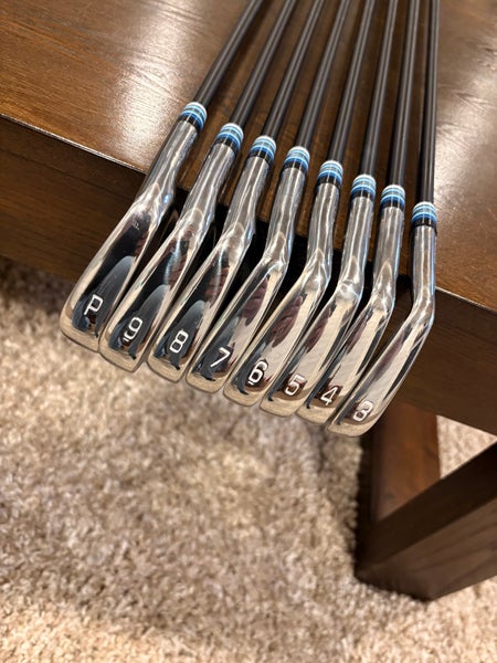 Men's 2020 Mizuno MP-20 Right Handed Iron Set Stiff Flex Steel Shaft (Used)