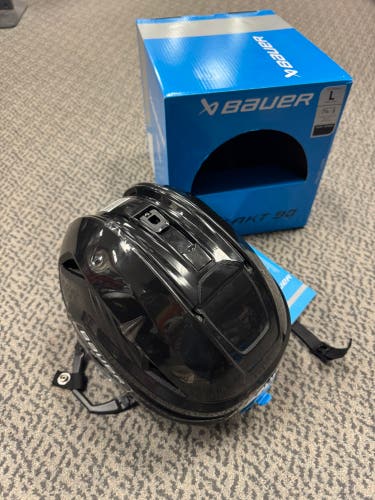 Large Black Bauer Re-Akt 90 Helmet (New)