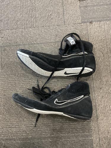Used Nike Wrestling Shoes Black Senior 10.5 11614-S000233829