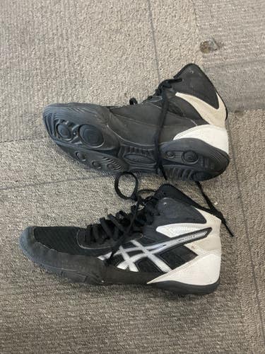 Used Asics MATFLEX Wrestling Shoes Black Senior 6 11614-S000233828