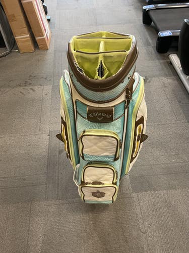 Used Callaway UPTOWN Womens Cart Bag Turquoise 11614-S000233807