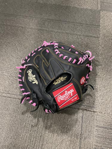 Used Rawlings RENEGADE CATCHERS MITT BB/SB Catchers RH Throw Black 32 1/2" 11614-S000233809