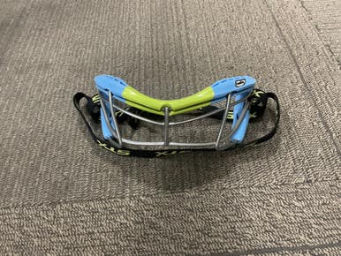 Used STX ROOKIE GOGGLES Lacrosse Facial Protect Royal Blue SM 11614-S000233796