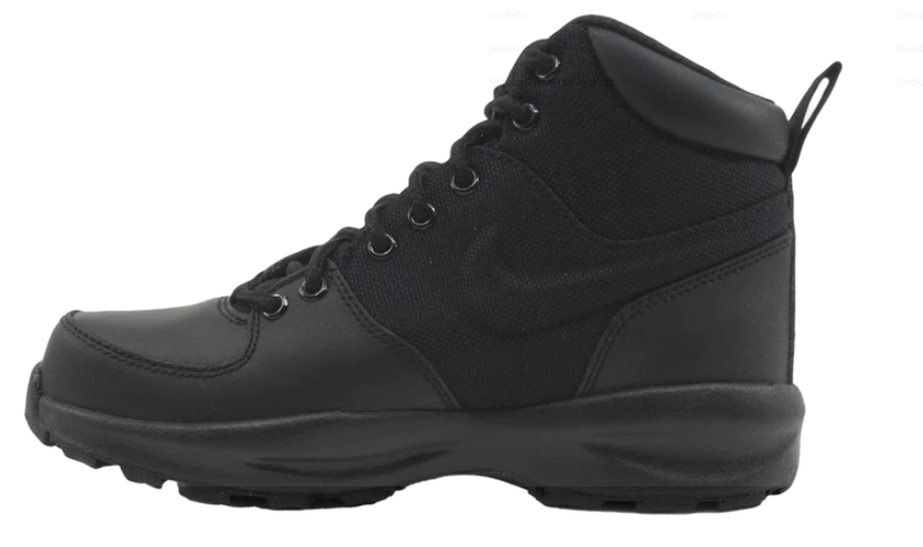 Size 4 - ACG MANOA LEATHER TXT GS "BLACK" 613546 001