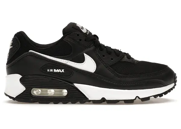 Size 10 - Nike Air Max 90 Black White (Women's) DH8010-002