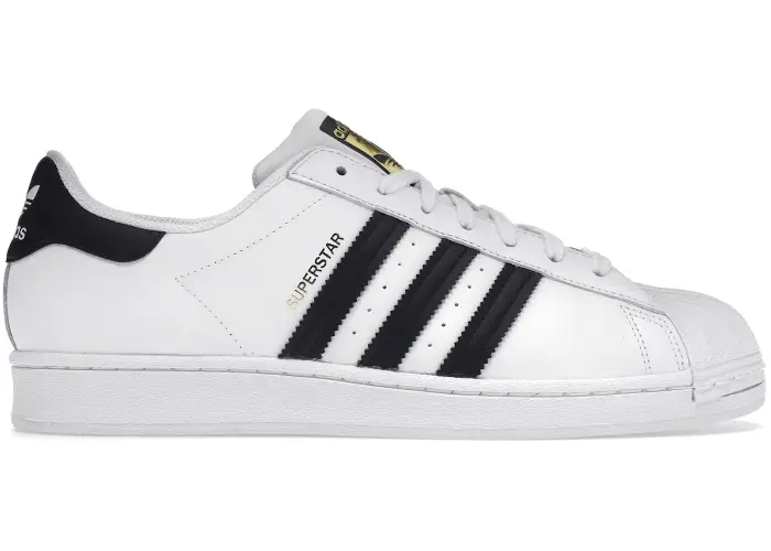Size 10 - adidas Superstar White Black EG4958