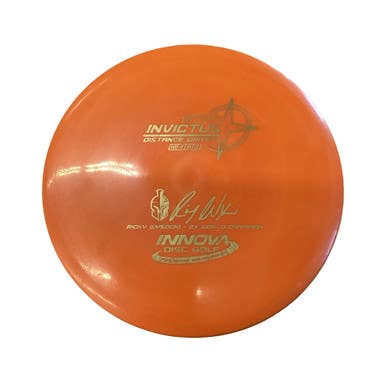 Used Innova STAR INVICTUS Disc Golf Driver Orange 11760-S000090244