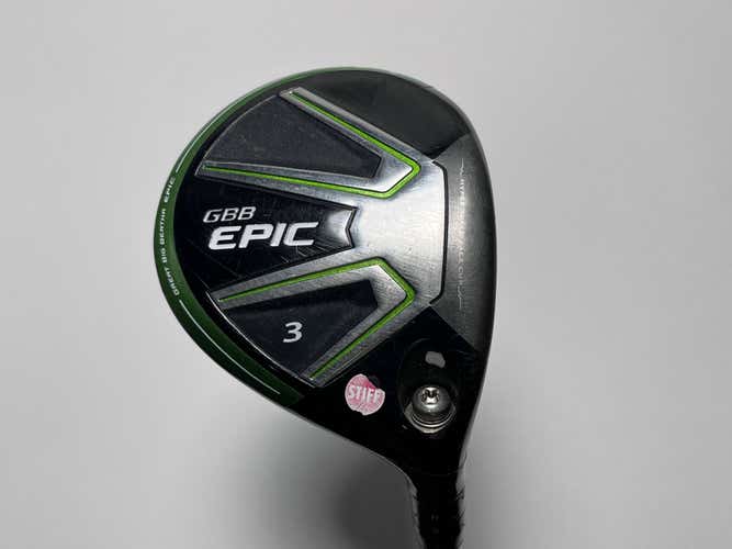 Callaway GBB Epic 3 Fairway Wood 15* HZRDUS 6.0 T800 Green 65g Stiff RH