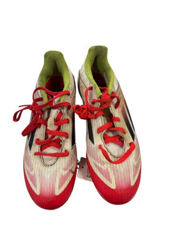 Used Adidas Soccer Cleats White Youth 06.0 11850-S000023905