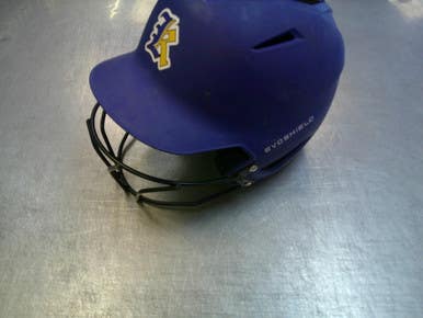 Used Evoshield HELMET Batting Helmet w/Mask Navy Blue LG 11339-S000200648