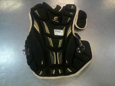 Used Champro CHEST PROTECTOR Catchers Chest Protector Black Youth 11339-S000200589