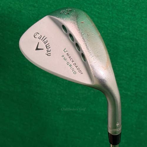 Callaway Mack Daddy PM Grind Chrome 64-10 64 Lob Wedge KBS Tour-V Wedge Flex