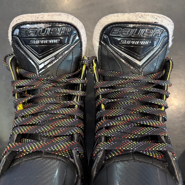 Black 2024 Bauer Supreme M50 Pro Hockey Skates Size 4 (Used)